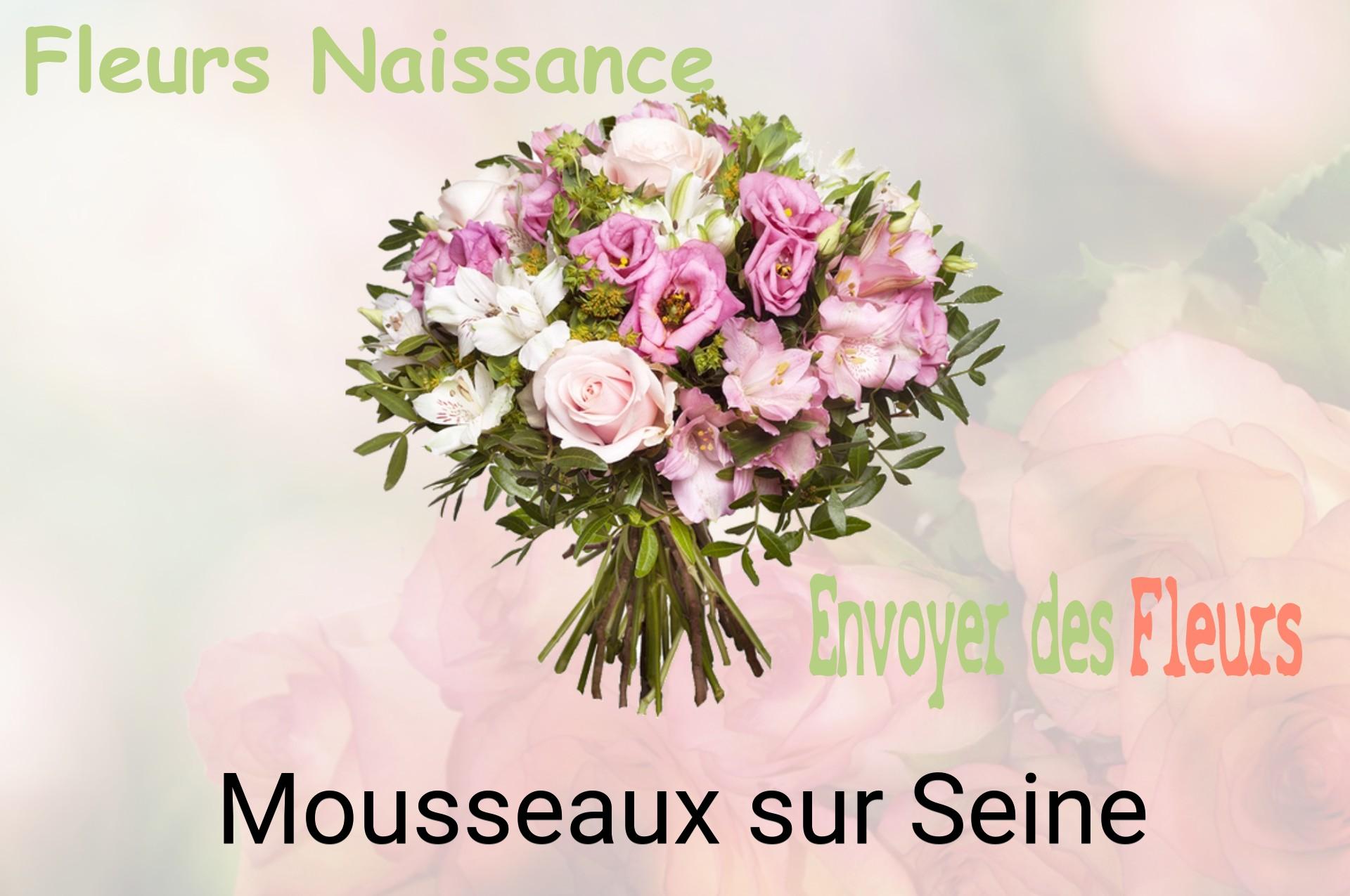 Bouquet de fleurs de naissance livré à Mousseaux-sur-Seine