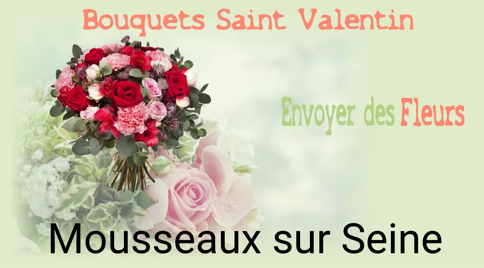 Roses de Saint-Valentin livrées à Mousseaux-sur-Seine
